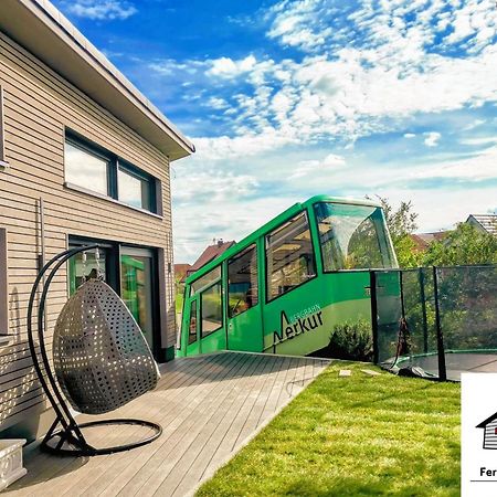 Exklusives Holzhaus Mit Bergbahn - Baden-Baden Im Schwarzwald Exterior foto